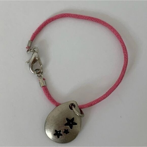 H.Stern Star of David red pink string baby toddler size bracelet NWT - Picture 2 of 12